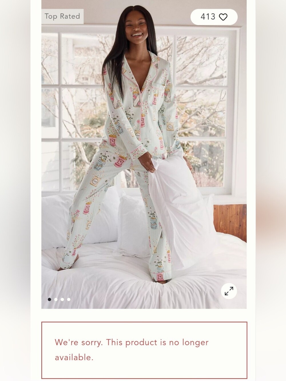 BedHead PJs x Anthropologie Flower Can Pajama Set